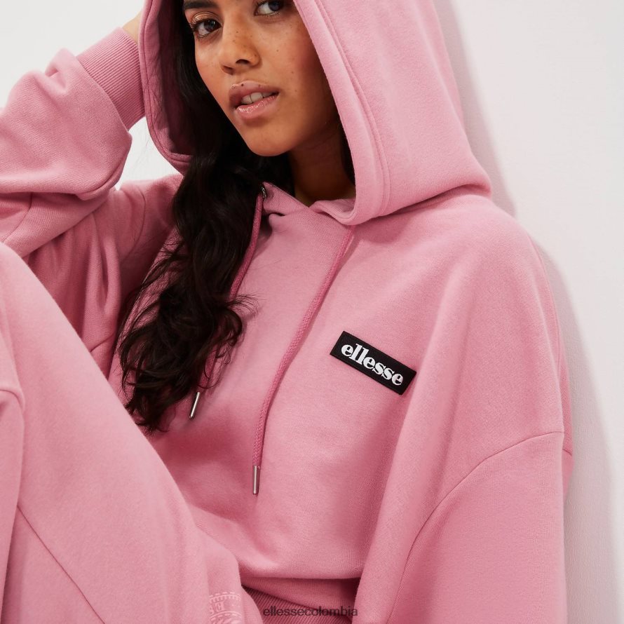ropa rosa mujer Ellesse sudadera con capucha halo 00TXB22