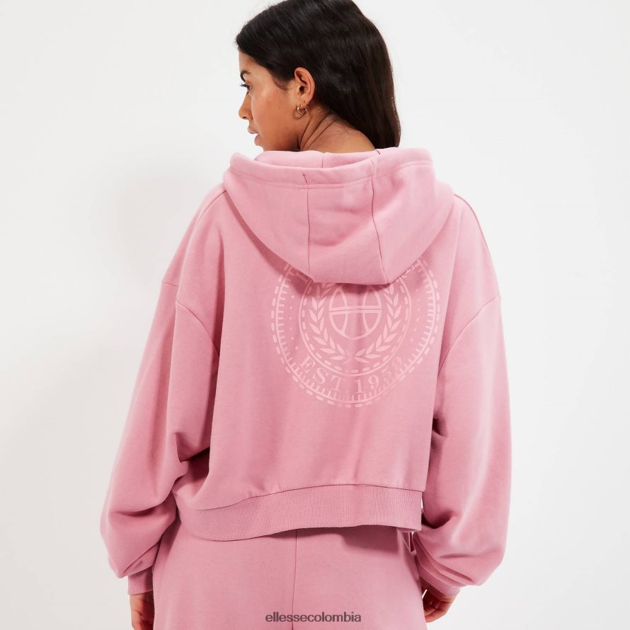 ropa rosa mujer Ellesse sudadera con capucha halo 00TXB22