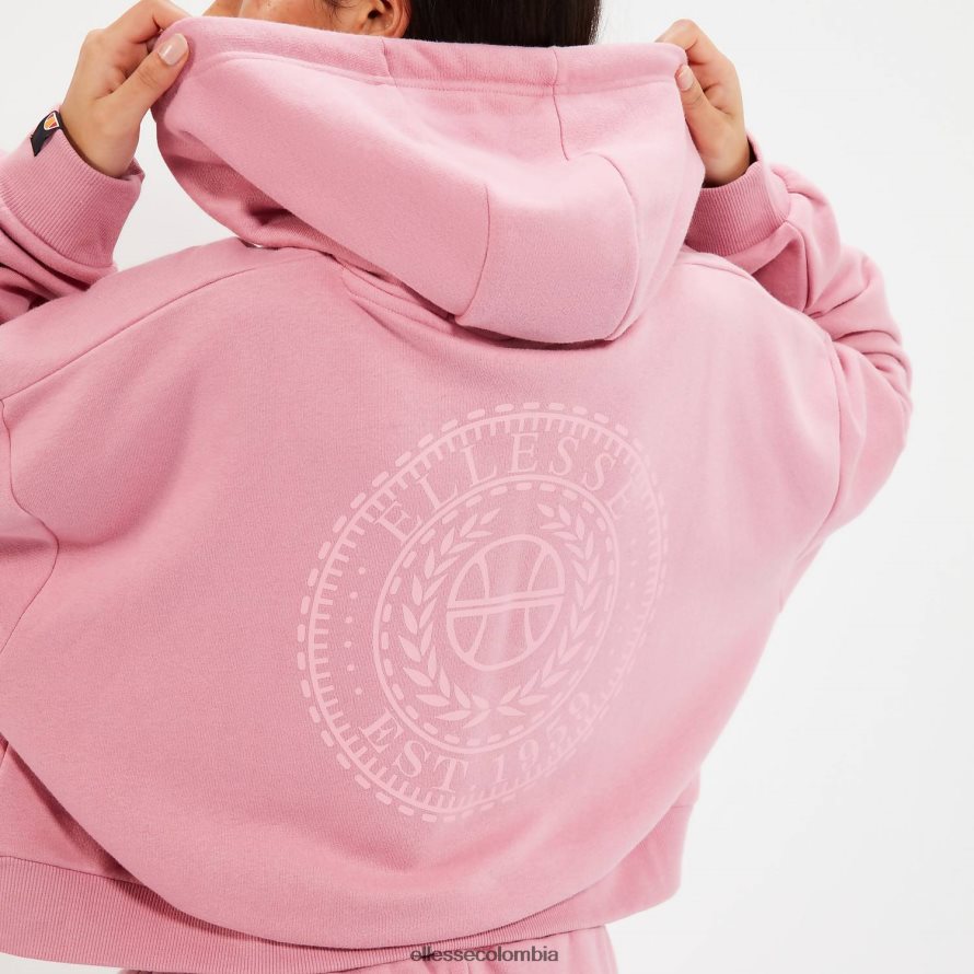 ropa rosa mujer Ellesse sudadera con capucha halo 00TXB22