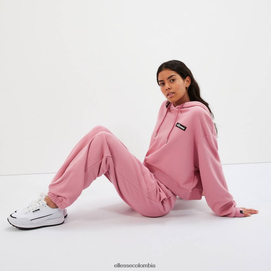 ropa rosa mujer Ellesse sudadera con capucha halo 00TXB22
