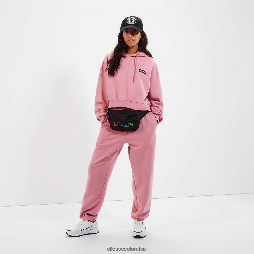 ropa rosa mujer Ellesse sudadera con capucha halo 00TXB22