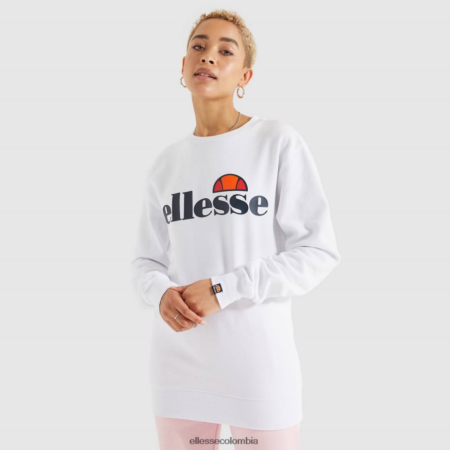 ropa blanco mujer Ellesse sudadera agata 00TXB31
