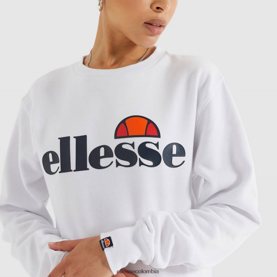 ropa blanco mujer Ellesse sudadera agata 00TXB31