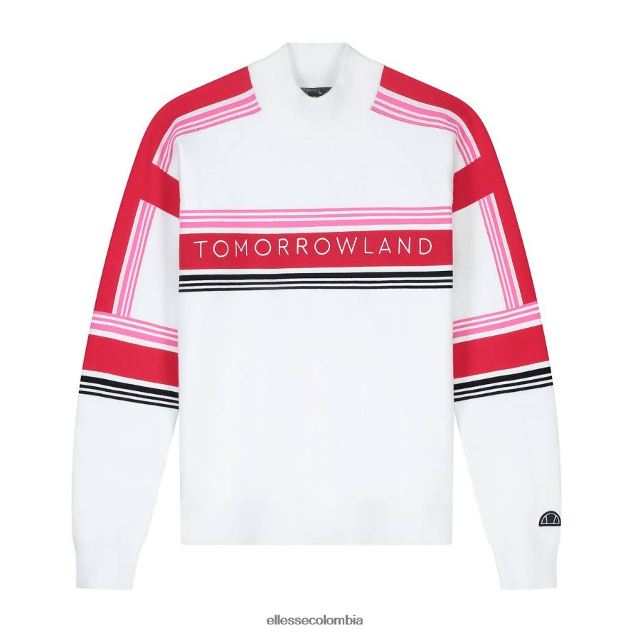 ropa blanco mujer Ellesse sudadera de punto del mundo del mañana 00TXB36