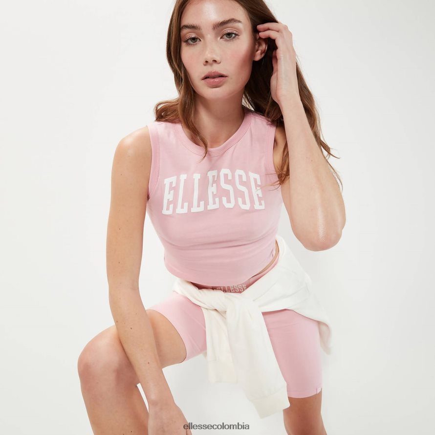 ropa Rosa claro mujer Ellesse top sujetador fliss 00TXB89