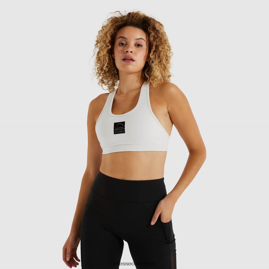 ropa blanquecino mujer Ellesse top sujetador lucciola blanco 00TXB246