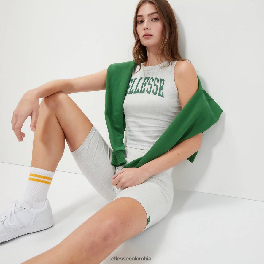 ropa marga gris claro mujer Ellesse top sujetador fliss 00TXB90