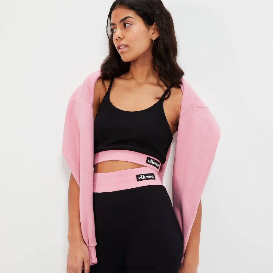ropa negro mujer Ellesse sujetador de bobina superior 00TXB93