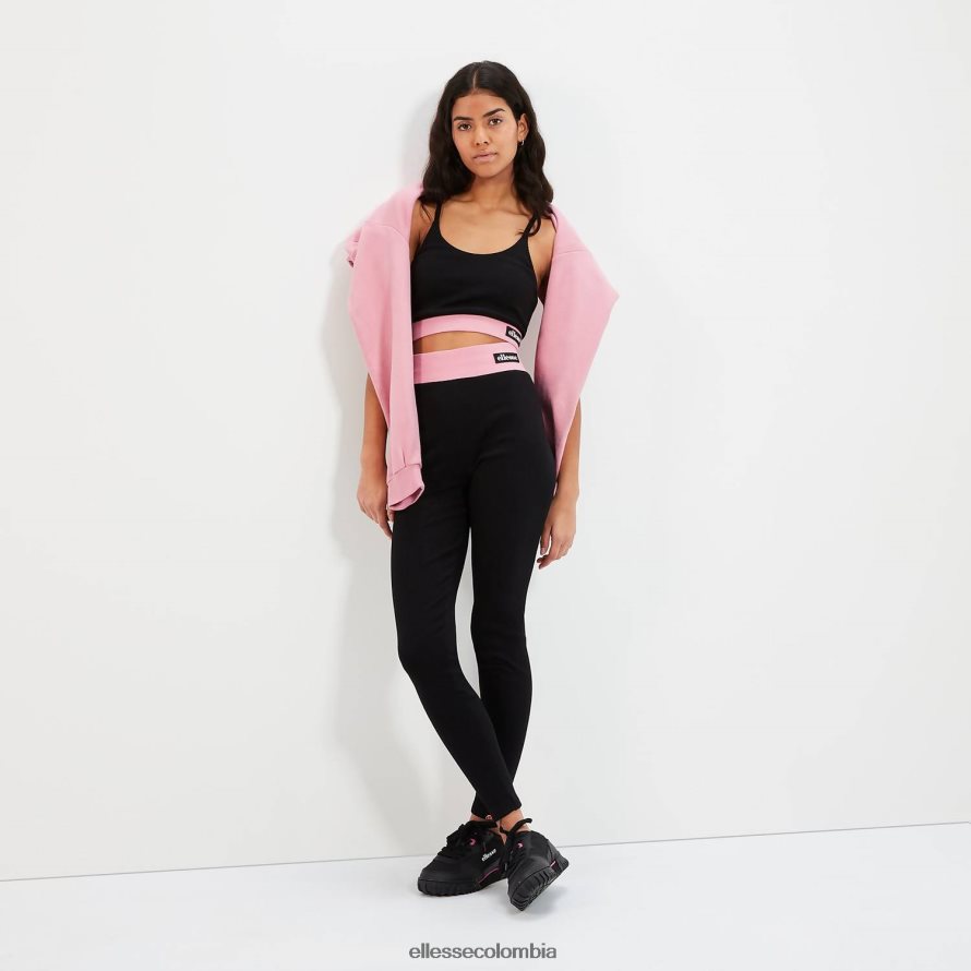 ropa negro mujer Ellesse sujetador de bobina superior 00TXB93