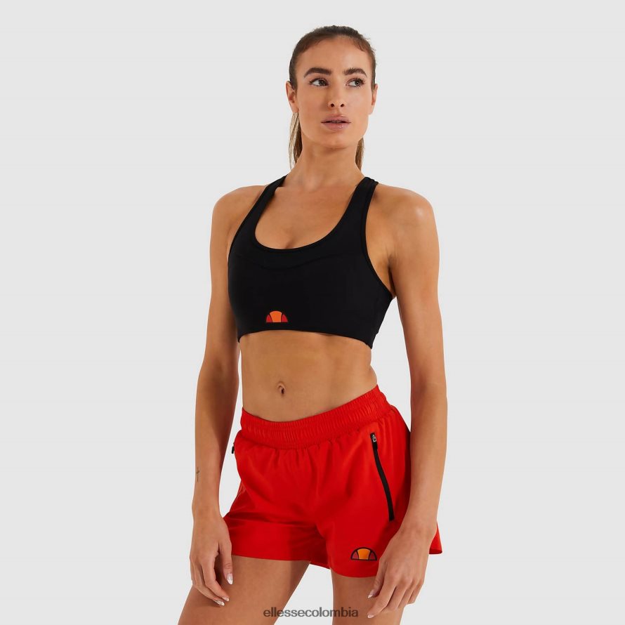 ropa negro mujer Ellesse top sujetador ardiente 00TXB230