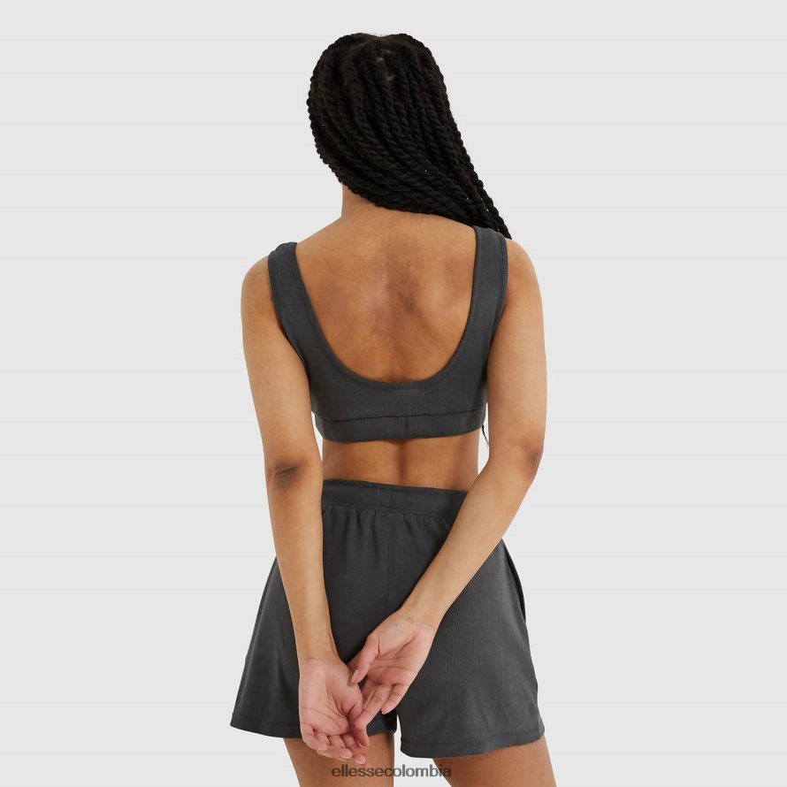 ropa negro mujer Ellesse top sujetador orgánico 00TXB219