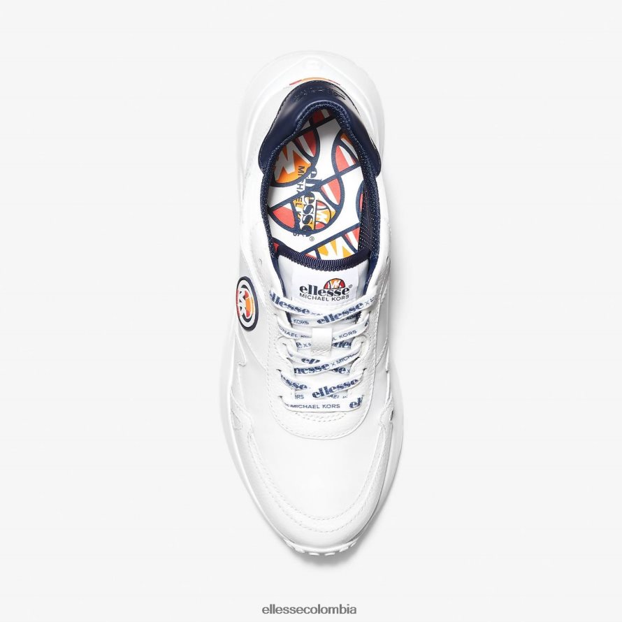 zapatos blanco mujer Ellesse entrenador mk monroe 00TXB543