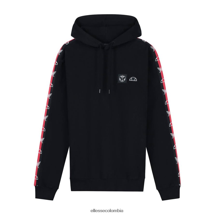 ropa negro unisexo Ellesse el mundo del mañana con capucha 00TXB44