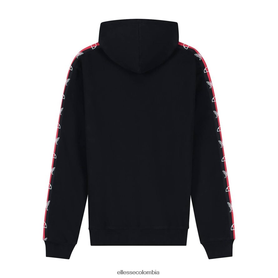 ropa negro unisexo Ellesse el mundo del mañana con capucha 00TXB44