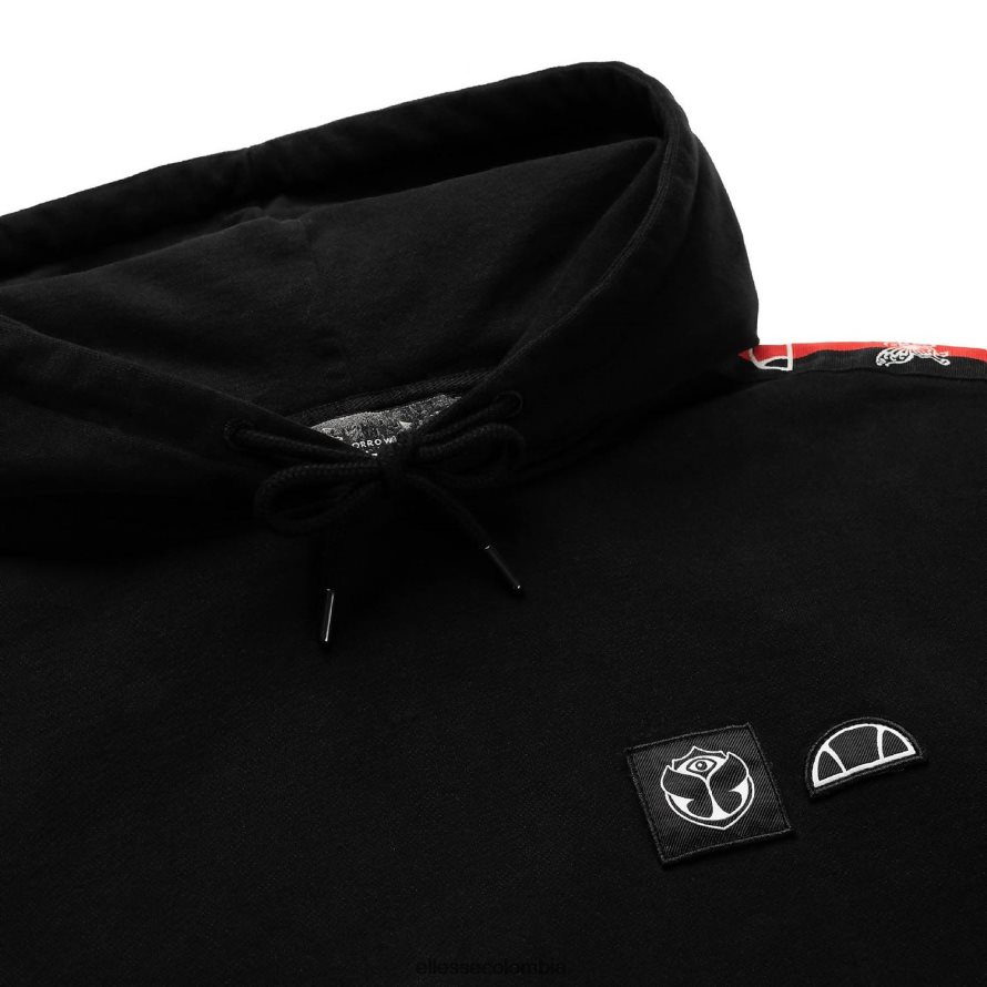 ropa negro unisexo Ellesse el mundo del mañana con capucha 00TXB44